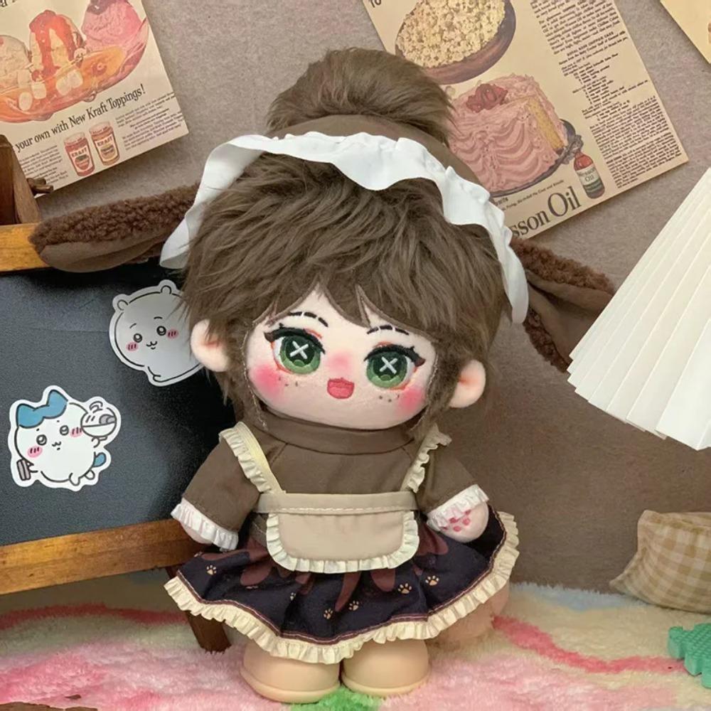 20cm Cute Idol Cotton Star Dolls Fifth Personality Boy Doll Cute Stuffed Baby Plushi Doll Can Change Clothe Fans Collection Gift