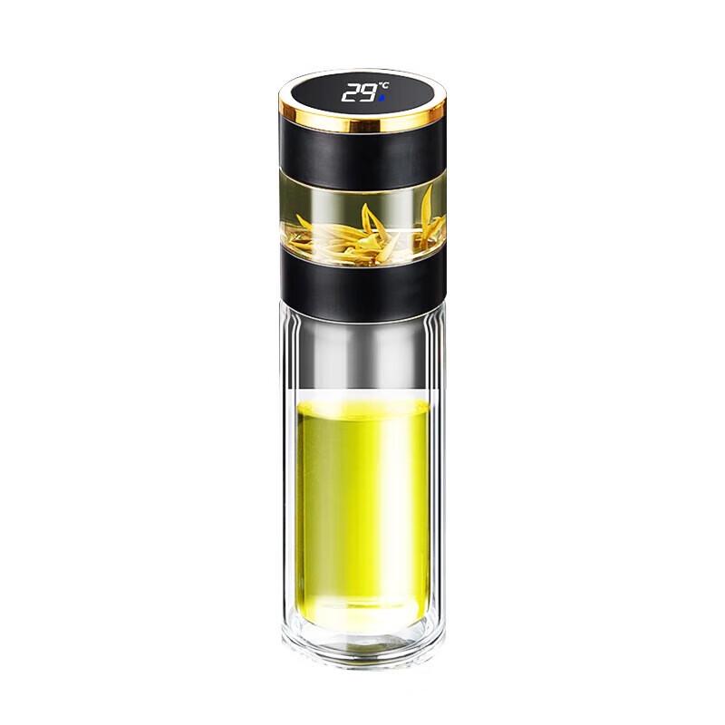Shangheng Smart Temperature Double-Layer Glass Tea Infuser Bottle