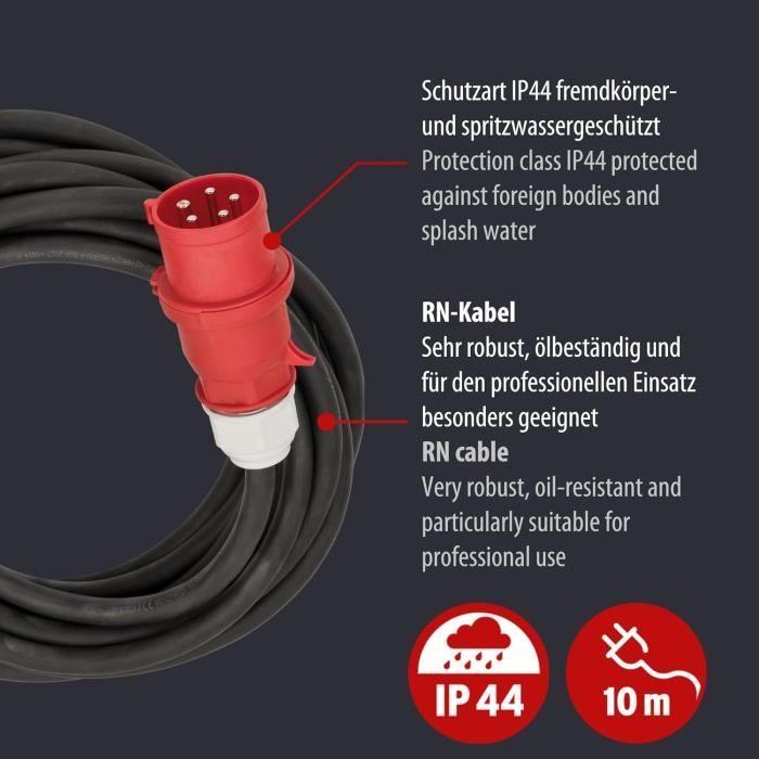 Rallonge CEE - Brennenstuhl - 10m - IP44 - H07RN-F 5G16,0 - 63A 400V