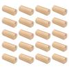 20Pcs Wood Table Number Holders Stand Wood Name Card Holders Wood Name Cards Food Label Memos Photo Holders for Wedding