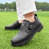Men Golf Shoes Outdoor Spiked Sports Upper Stable Anti Slip Sole For Golf Training Outdoor All Season Daily Outdoor Casual