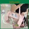 Cute Rabbit Dog Cat Penguin Design Women Tote Bag With Transparent Compartment For Daily Use In Fresh Style