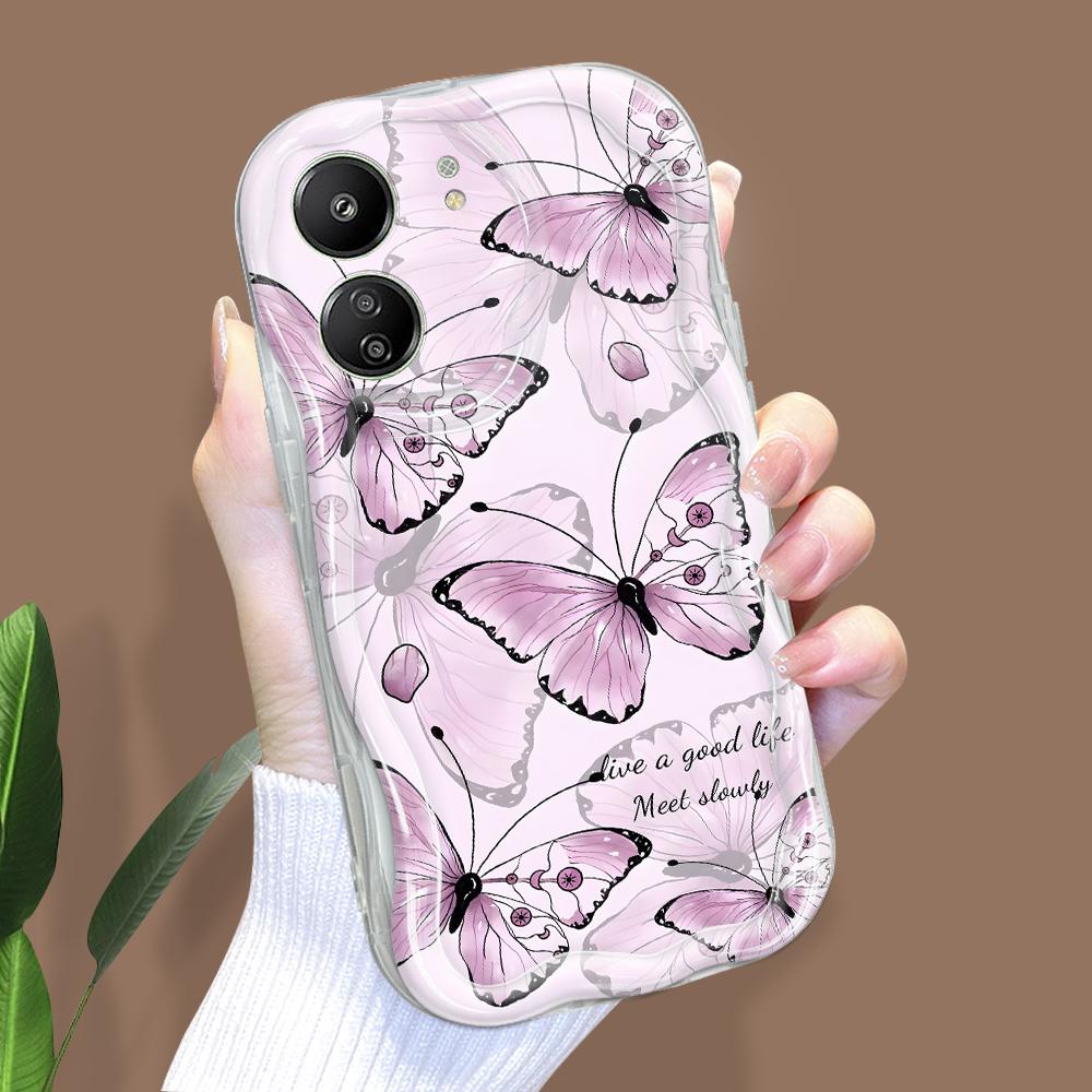 

Милый мультяшный узор, кремовая текстура, мягкий силиконовый чехол с волнистыми краями, чехол для телефона Xiaomi Redmi Redmi Note 8 Pro прозрачный