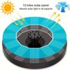 1 szt. Fontanna Solarna, Materiał Plastikowy, Ładowanie Solarne - Adaptacyjna Konstrukcja Przepływu Wody do Dekoracji Ogrodu Zewnętrznego