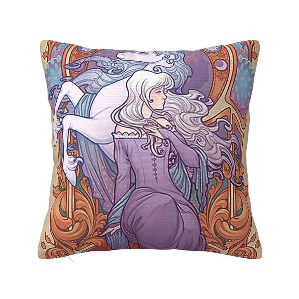 Lady Amalthea The Last Unicor Square Pillowcase Cushion Cover Pillow Case Throw Pillow Cover for Home Sofa Living Room