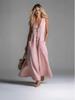 2026 Euro-American Deep V-Neck Sleeveless Pocket Long Dress