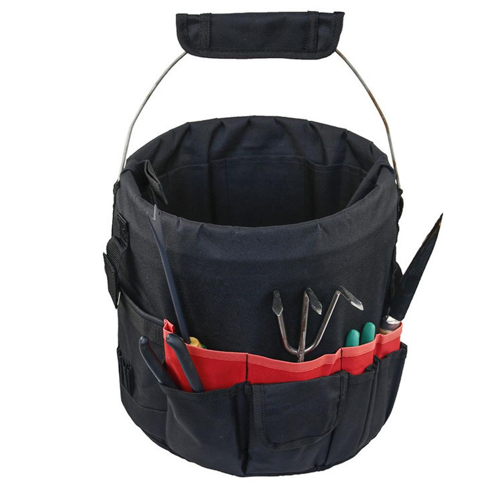 Gardening Tools Organizer 42 Pockets Tools Holder Bag Multi-Purpose Trays Organizer, Insert Bucket for Garden Working
