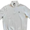 Polo Ralph Lauren Double-Sided Knit Quarter-Zip Pullover Long Sleeve Sweatshirt Men Sweatshirt 710905382-019