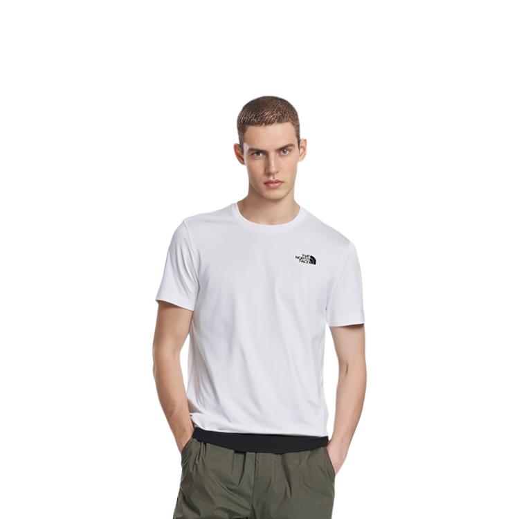 THE NORTH FACE T-Shirts Men's White Crew Neck Moderate NT7UP00J