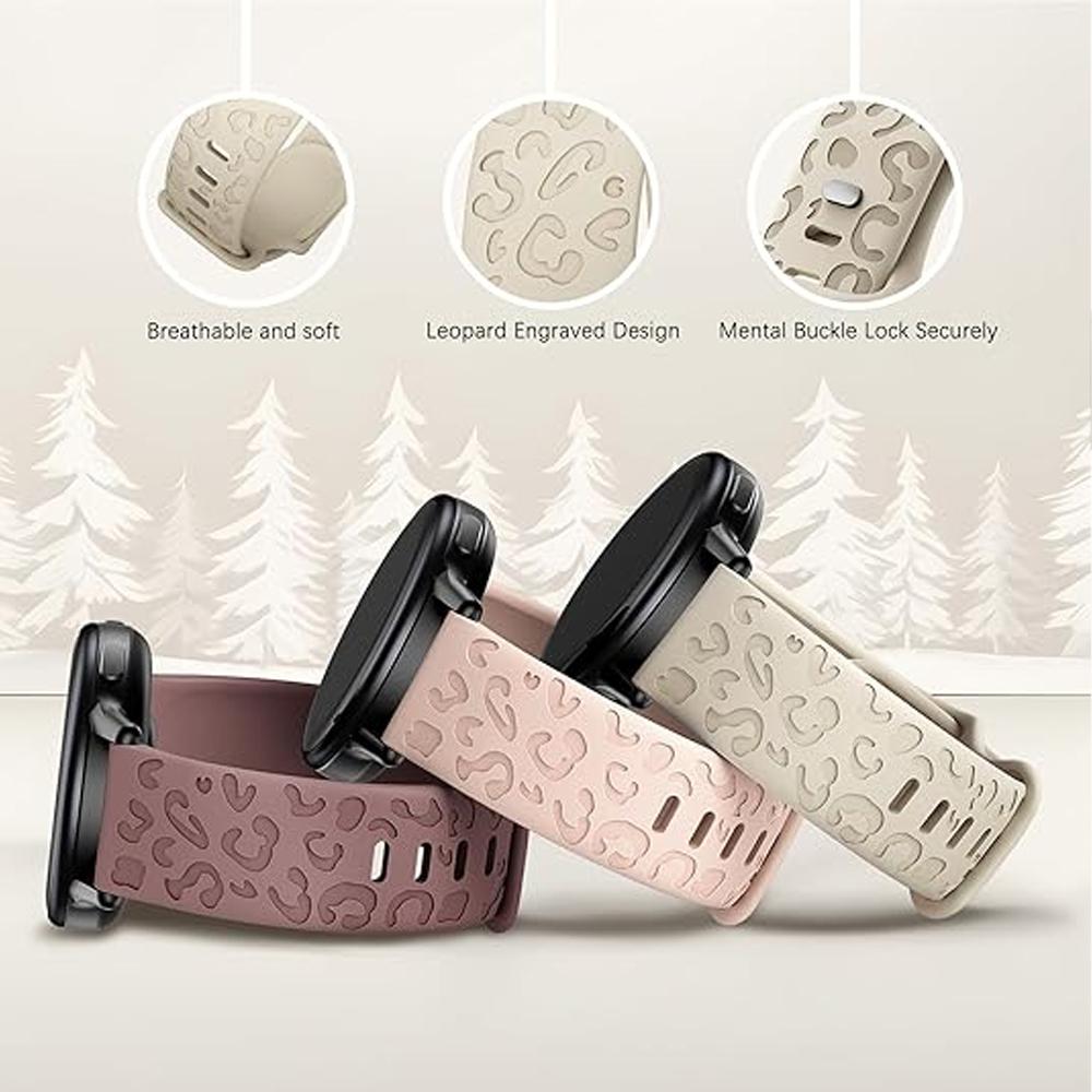 20mm Straps For Samsung Galaxy Watch 6/7/5/4/classic/5 pro 44mm 40mm Silicone Engraved correa Bracelet HUAWEI GT 2e 3 4 5 Band