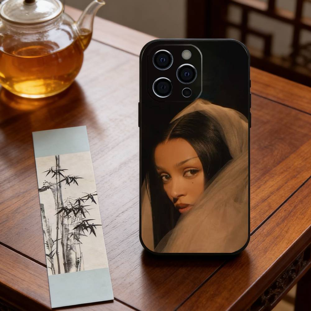 D-DOJA Cat Phone Case Silicone Soft For IPhone 17 16 15 14 13 12 11 X XR Plus Pro Max Plus