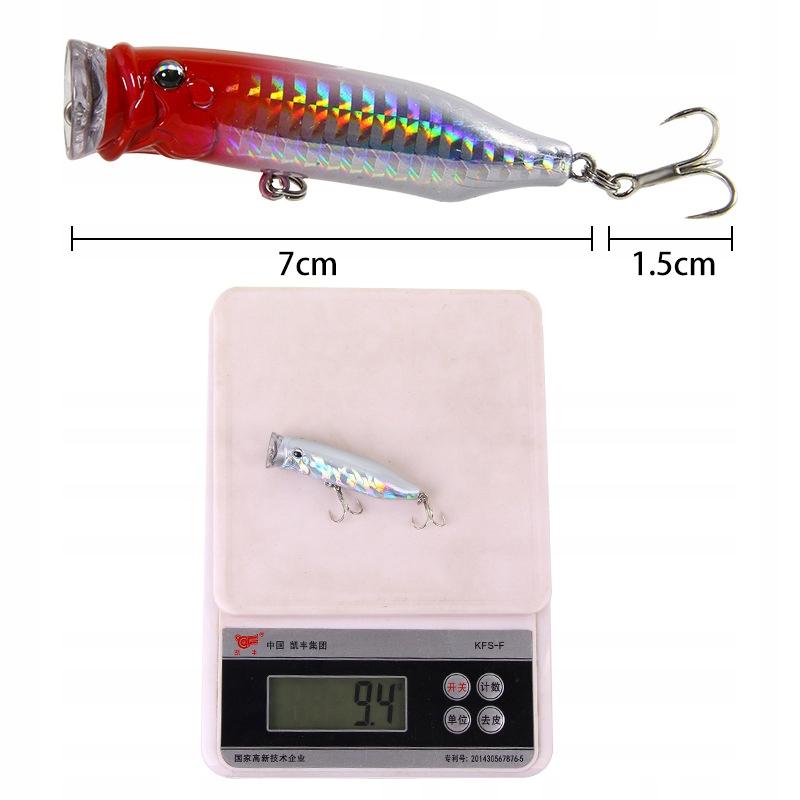Wobler Szczupak Whopper Flopper Popper 9,4G 7Cm D