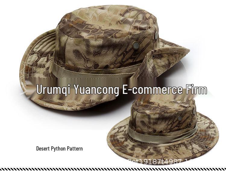 Men's Tactical Camouflage Military Sun Hat - Outdoor/Fishing/Fisherman Hat