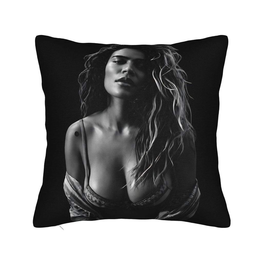 Karol G New Album Retro Pillow Cover  Kawaii Pillow Case For Sofa Home Decor Custom Pillowcases Birthday Gift