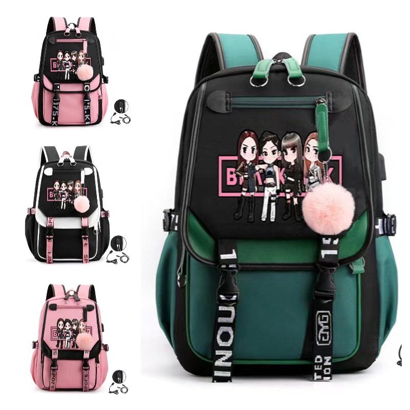 Stilvoller Urbaner Minimalistischer Sternenhimmel Rucksack Koreanische Girlgroup Park Chaeyoung Lisa Kim Jisoo Gleicher Stil Oxford-Stoff