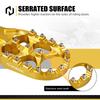 For Suzuki DRZ400S 2000-2024 DRZ400SM 2005-2024 DR-Z 400S DR-Z 400SM Forged Foot Pegs & Folding Brake Pedal Tip Extension Plate