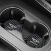 Carbon Fiber Silicone Car Water Cup Pad Coaster Drinks Mats For Bentley Flying Spur Continental GT Bentayga Mulsanne Accessories