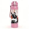 1PC Retro Western Cowboy Gun Grunge Print 750ml Portable Sports Water Bottle Leakproof Gym Outdoor Travel Drink Cup