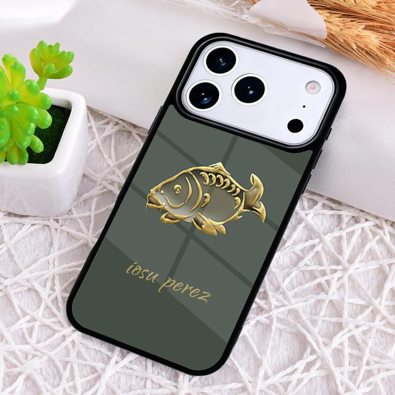 FISHING 3 RODS BY LAKE fish Colored Phone Case for iPhone 17 Air 16 15 11 12 14 13 Pro Max Shockproof Cover