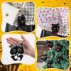 Assorted Style Black Cat Plush Shape Bag Charm Cute Black Cat Plush Toy Keychain Backpack Hanging Bag Decoration Holiday Gifts