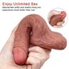 RUNYU Strap-on realistische Penis-Dildo-Hose, Anal-Sex-Spielzeug für Frauen, Lesben, Männer, Schwule, Strap-on-Silikon-Dildos, Spiele