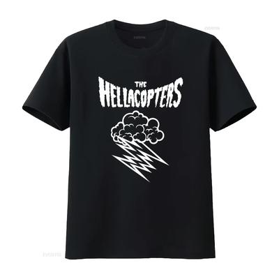 The Hellacopters Rock Band T Shirt S M LG XL Black White Design Vintage Washed Homme Unisex Stylish Comfortable Breathable