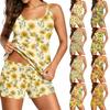 Women's Printed Split Swimsuit Sport Swimsuit Two-Piece Set