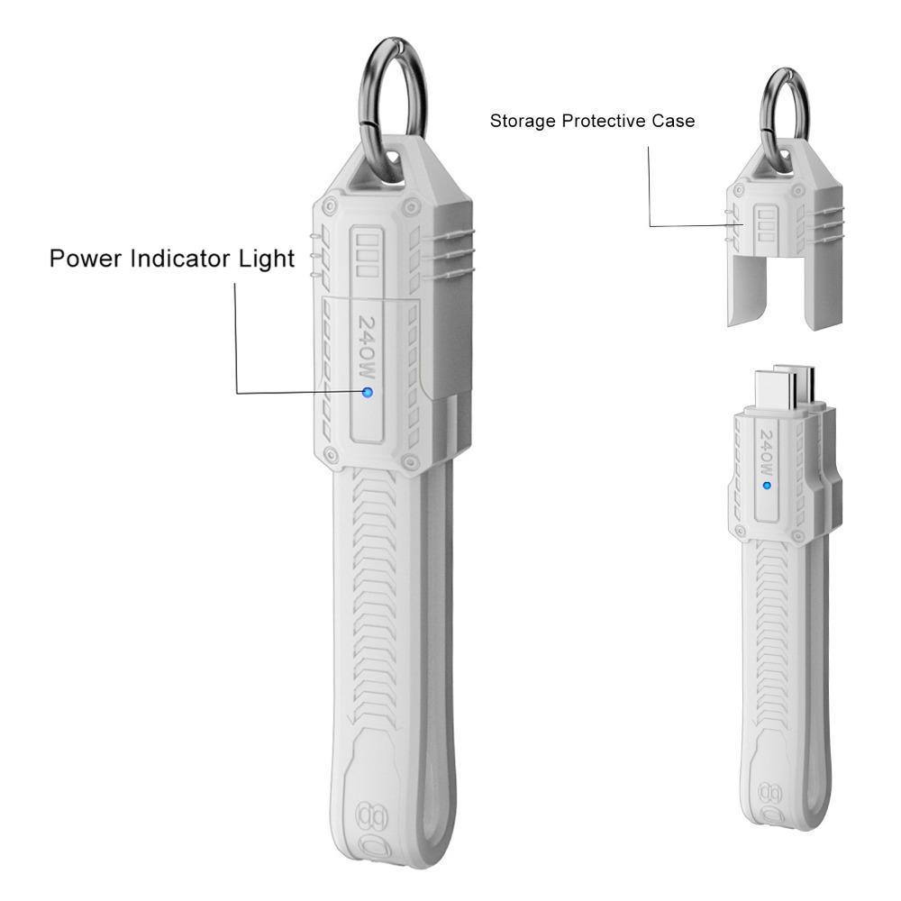 8K 60HZ USB-C Data Line 80Gbps Charging Cord High Speed USB4 Type-C Cable  Data Transfer