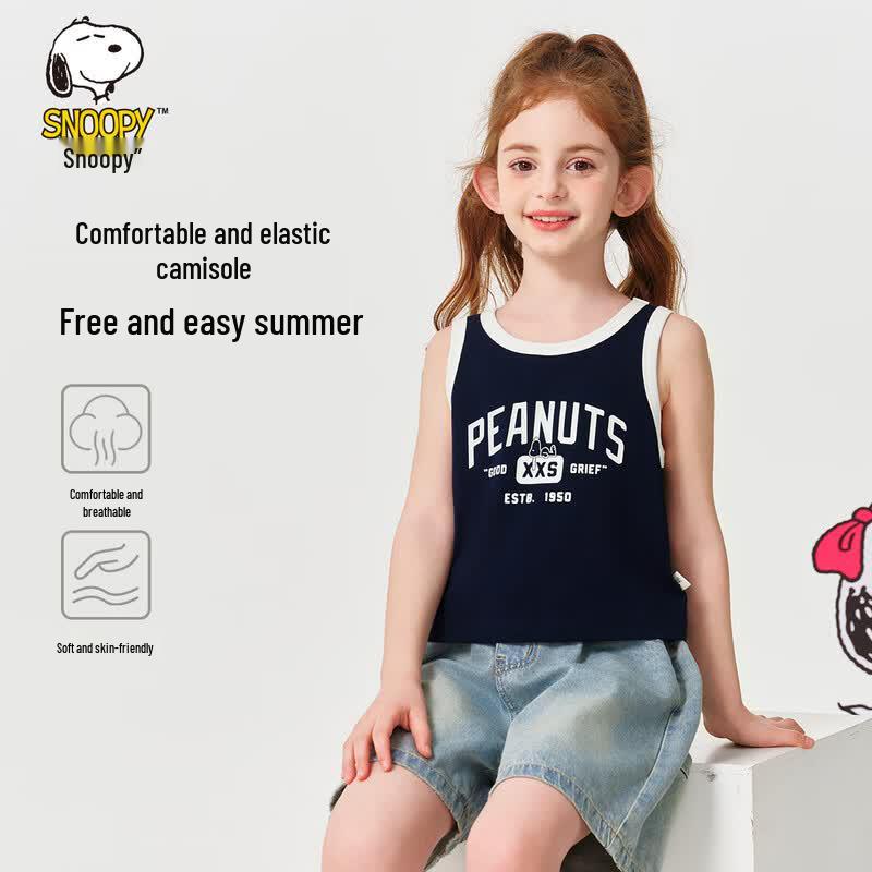 Snoopy Girls  Sleeveless T-Shirt Vest 160