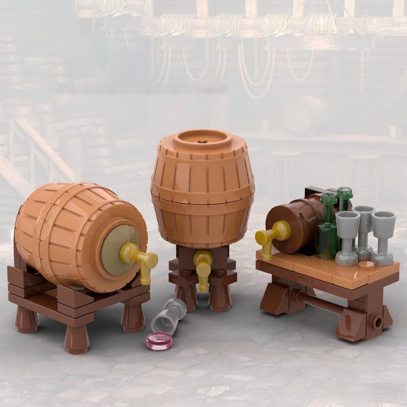 

MOC строительные блоки замок курятник замок лодка палатка конюшня модель украшение средневековая сцена игрушка коллекция строительных блоков PDF Guide by Email