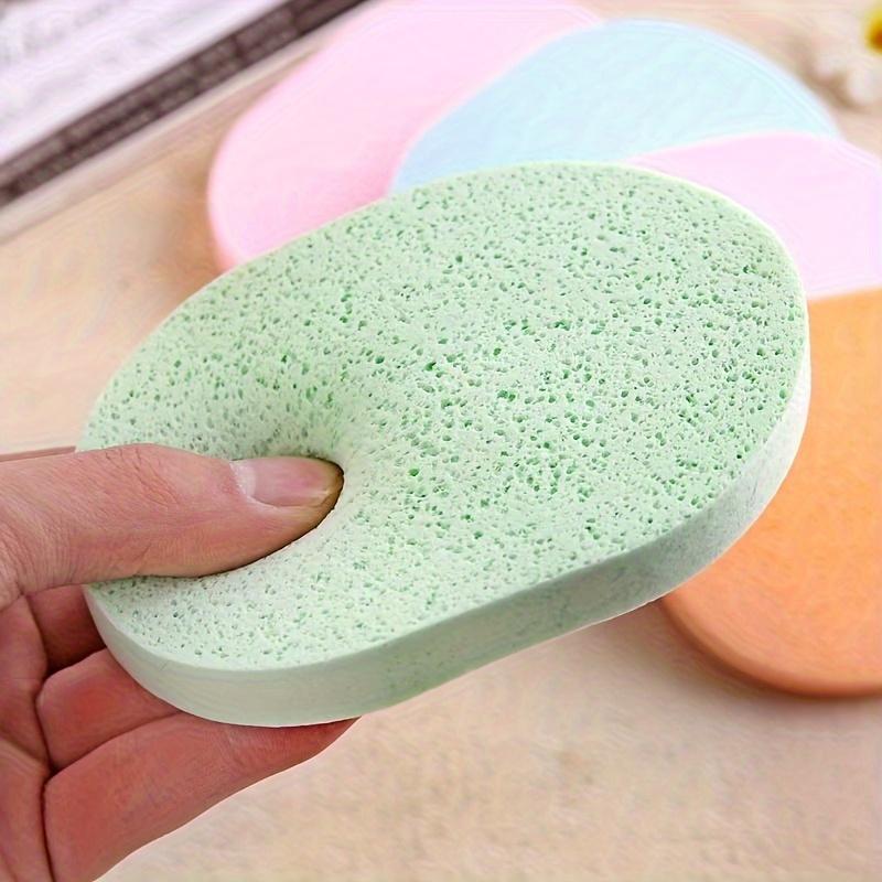 6pcs Gentle Exfoliating Face Sponges -Formaldehyde-Free,Soft&Smooth Light Beige Care,Pastel Colors for Normal Light Beige Types