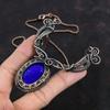 Collier Lapis Lazuli Collier Enveloppé de Fil de Cuivre Bijoux en Pierre Précieuse Collier de Créateur Bijoux Enveloppés de Fil de Cuivre Collier Fait Main Pour Cadeau
