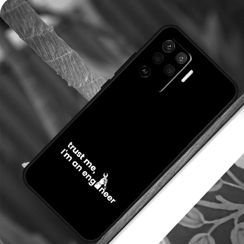 I M An Engineer I M Good At Maths For OPPO A53S A57S A54S A38 A78 A58 A79 A15 A17 A77 A16 A76 A96 A52 A72 A5 A9 A94 A74 Case