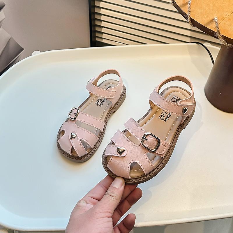 Lightweight Girls' Shoes Summer New Kids Sandals Fashion Soft Soled Casual Girls' Sandals Anti Slip Child Beach Shoes
