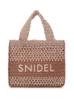 Snidel Patterned Logo Tote Bag SWGB252632 Women's Pink, Free Size