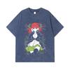 275 GSM Washed T-shirts 100% Cotton The Quintessential Quintuplets V1 Nino Print Unisex Heavy Cotton T Shirt