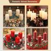 4PCS Candle Holder Disc Ornament Wreath Candle Tray Table Decoration Candle Tray New Arrivals Candlelight Dinner