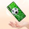 Phone Case For Samsung Galaxy S23 S22 Ultra S20 S21 FE 5G S10 S9 Plus S10E S8 Note 20 Silicone Cover Soccer ball Football Field