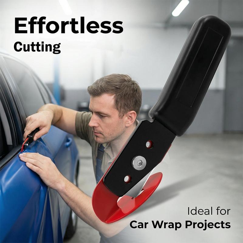 TOFAR Vinyl Wrapping Paper Back Slitter Knife Liner Cutter Blades Wallpaper Cutter for Car Wrap Window Tint Film Cutting Tool