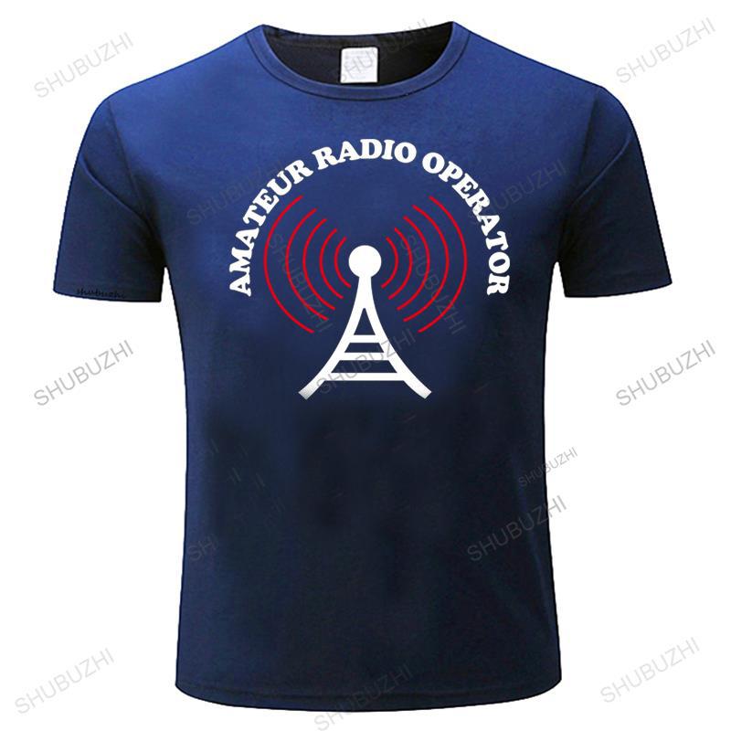 Летние футболки унисекс с коротким рукавом, любительская радиолюбительская позывная, антенна, футболка унисекс большего размера, футболки унисекс с буквенным принтом L