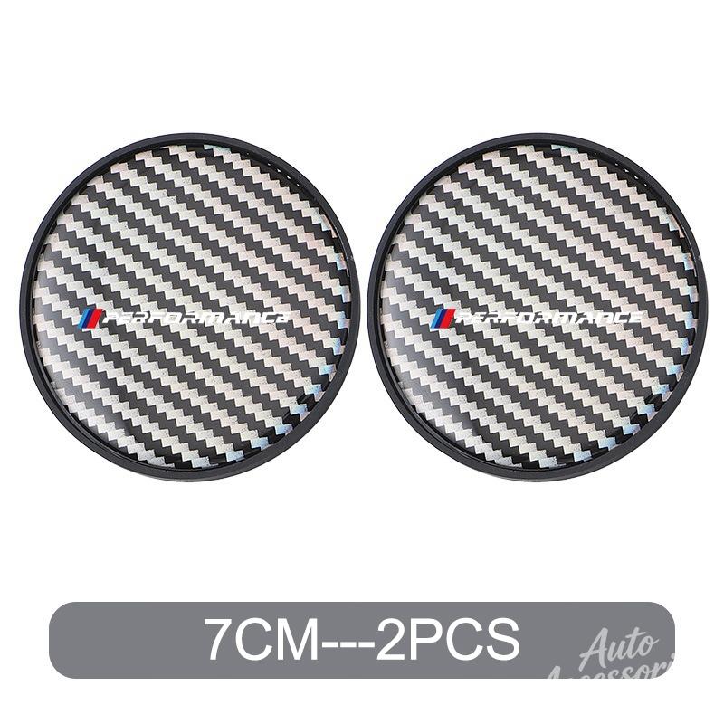 Car Water Coaster Cup Carbon Fiber PVC Coaster Mat Non-slip Accessories For BMW E30 E34 E36 E39 E46 E52 E53 E60 E61 E62 E70 E71 APV5
