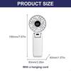 Ultra Silent Mini Portable Fan Digital Display Foldable Fan Handheld USB Fan  Hotel Use
