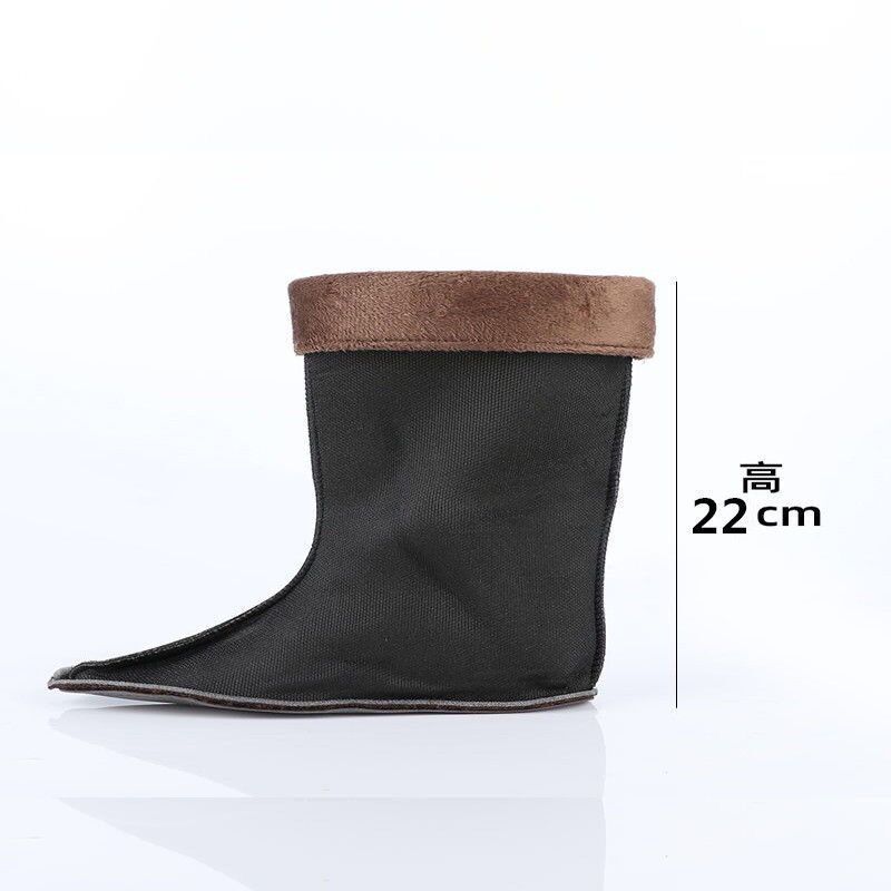 Winter Plush Cover Rain Shoes Cotton Cover Men's Extra High Long Tube Medium Tube Short Rain Boots Warm Liner