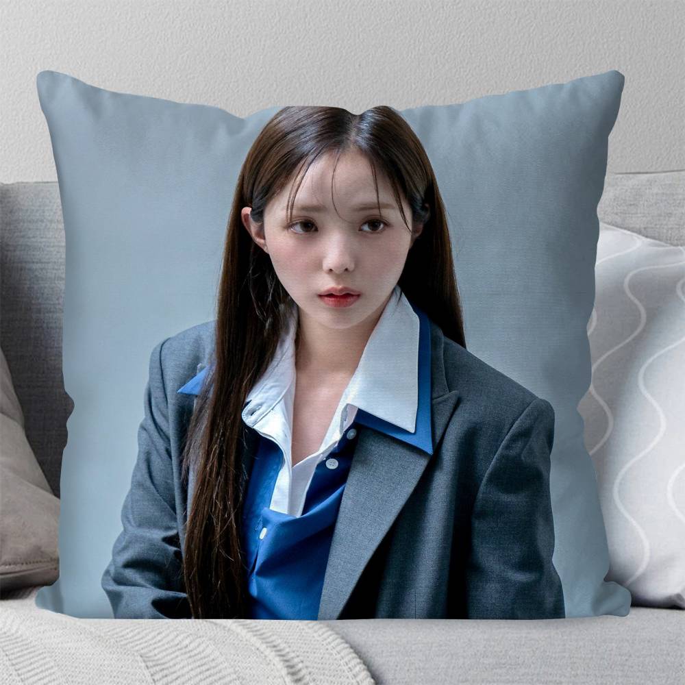 Korean Celebrity SSOOBIN CHAE Pillow Case Fashion Square Pillowcase Bedroom Sofa Room Ins Decoration Leisure