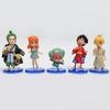 10Pcs/set One Piece Anime Figure Luffy Sanji Nami Zoro Chopper Frank Robin PVC Action Figure Model Children Dolls Gift Toys