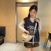Girls Style Small Satchel Casual Commuter Dumpling Bag Versatile Pink Messenger Bag Niche Shoulder Bag Women