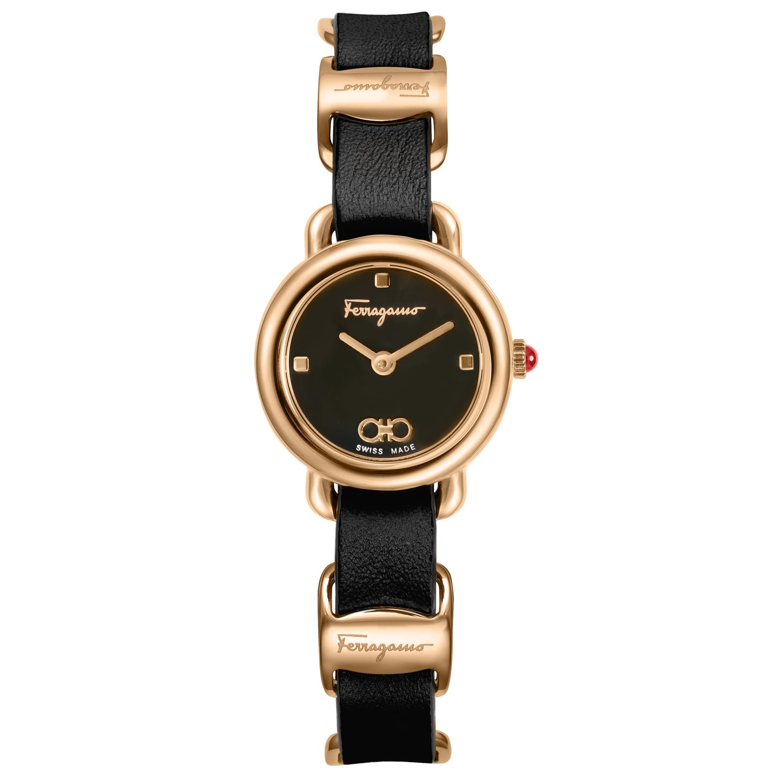 

Годинник VARINA SFHT01522 [Ferragamo] жіночий чорний/золотий [арт.]