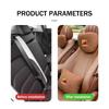 Car Suede Seat Headrest Neck Pillow Soft Cushion Lumbar Support For Abarth Freemont Strada 500x Grande Punto Ducato Stilo Palio