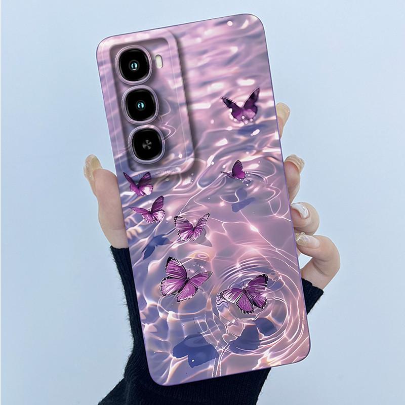 For itel City 100 Phone Case Fashion Simplicity Oil Painting Floral Soft Liquid Silicone Shell For itel City100 Back Cover Funda