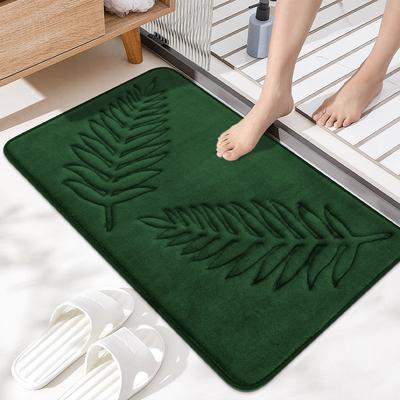 Memory Foam Badezimmer-Fußmatten Badezimmer saugfähig rutschfeste Matten Wohnzimmer Schlafzimmer Küche Eingangsteppich